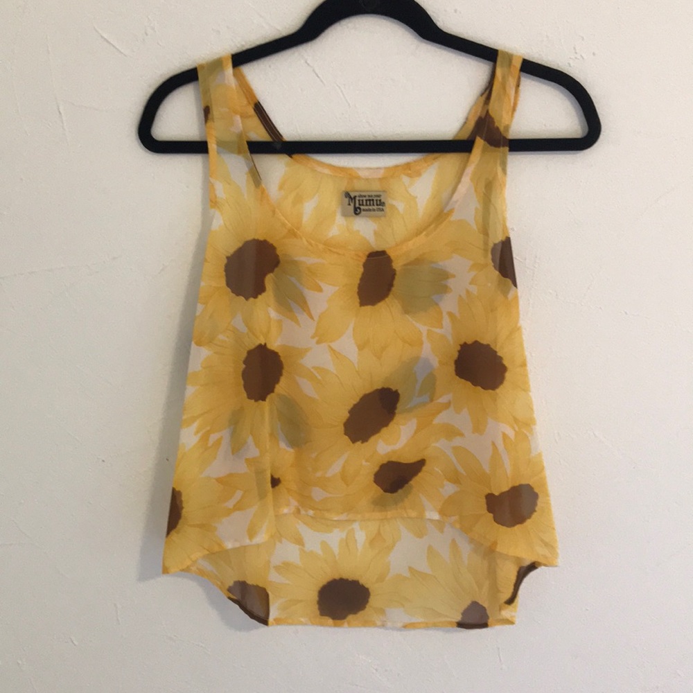 Show Me Your Mumu Sunflower Tank